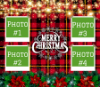 Christmas Plaid Photo Numbering